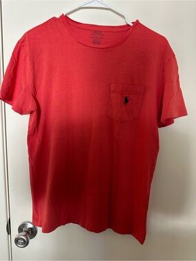 Polo by Ralph Lauren Red Short-Sleeve Pocket Tee